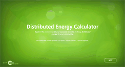 Desktop Screenshot of distributedenergycalculator.com